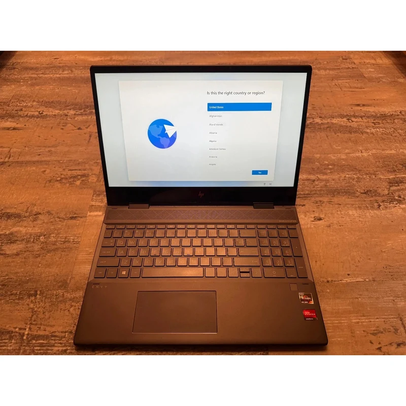HP Envy x360 15.6" TOUCHSCREEN Laptop AMD Ryzen 5 4500U @ 2.3 GHz 8GB RAM 512GB SSD Windows 11 Pro
