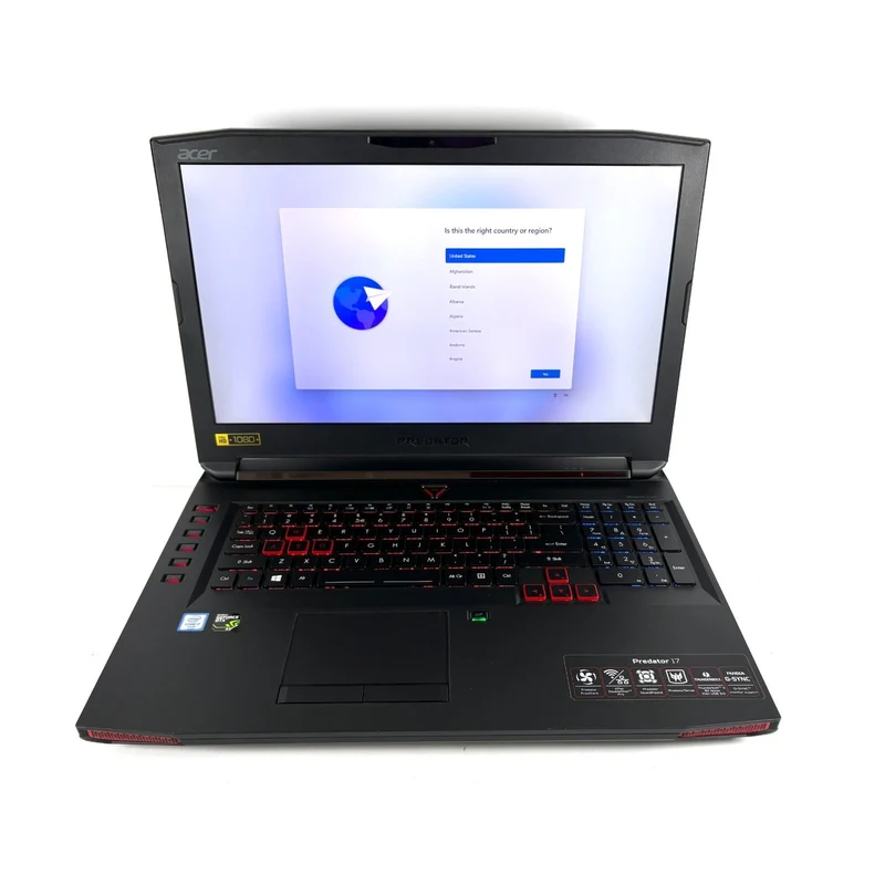 Acer Predator Gaming Laptop G9-791 17.3" Core i7 (16GB RAM 128GB SSD + 500GB HDD) GTX 970M WINDOWS 11 Backlit Keyboard