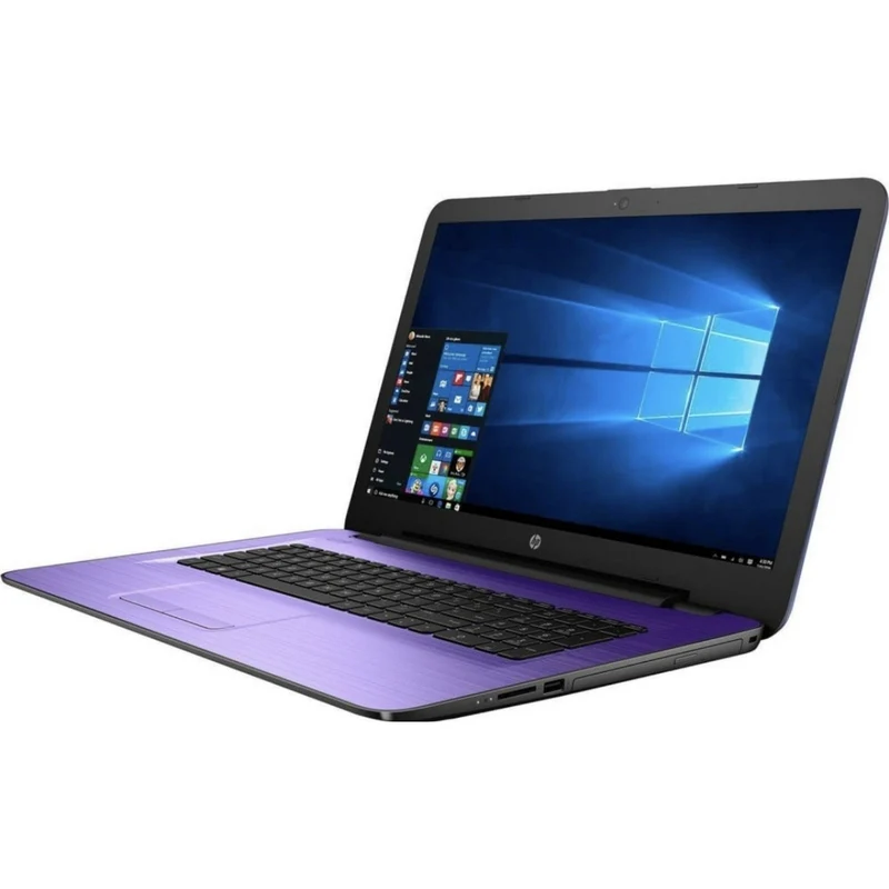 PURPLE HP 17-X023CY 17.3" Laptop, Intel Pentium CPU N3710 @ 1.6GHz (8GB RAM, 256GB SSD) CD DVD, Windows 10