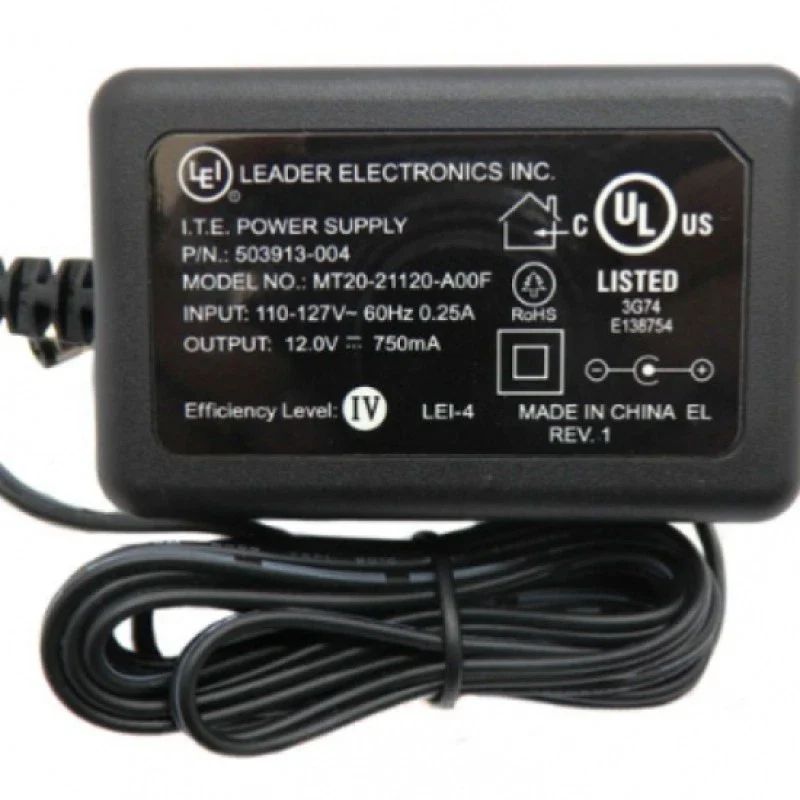 LEI MT20-21120-A00F 12.0V 750mA Power Supply 503913-004