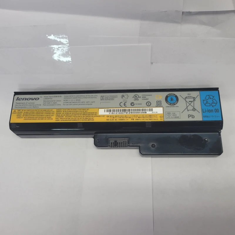 Lenovo Model L08S6Y02 11.1V 48Wh Battery