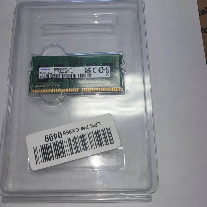 Samsung 4GB 1Rx16 PC4-3200AA-SC0-11 Laptop RAM (Open Box)