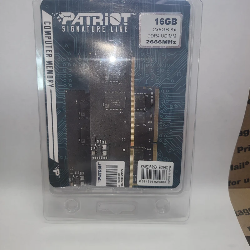 Patriot Signature Line 16GB 2X8GB Kit DDR4 DIMM 2666MHz Desktop RAM