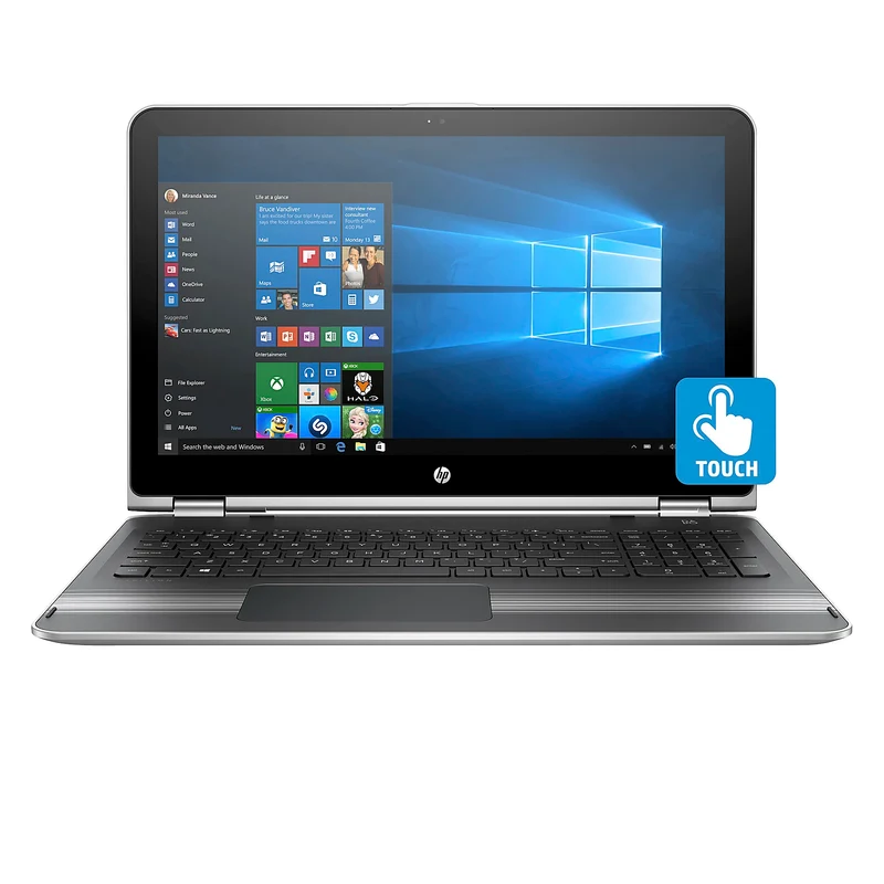 HP PAVILION X360 15-BR010NR, 15.6" Touchscreen Laptop, Intel Core i5-7200U @ 2.5GHz (512GB SSD, 8GB RAM) Windows 11