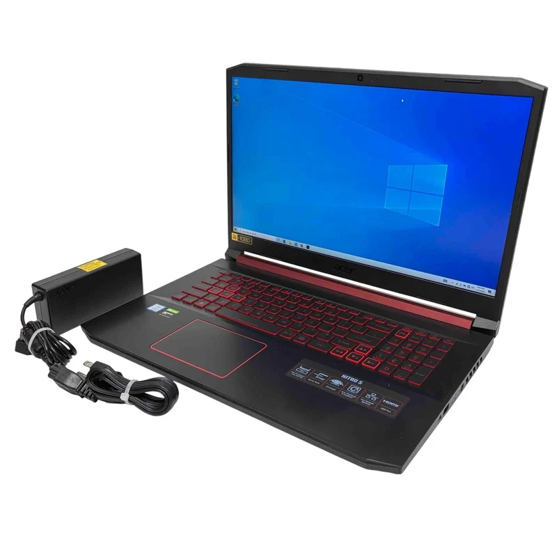 Acer Nitro 5 AN517-51-56YW Gaming Laptop, 17.3" Full HD IPS, INTEL CORE I5-9300HQ @ 2.4GHz (8GB DDR4, 512GB SSD) NVIDIA GeForce GTX 1650, Backlit Keyboard, Windows 11