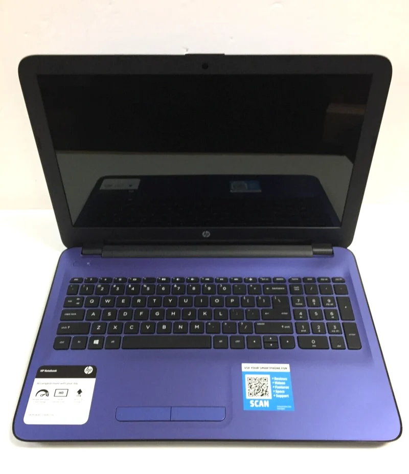 NEW HP LAPTOP 15-BA067CL 15.6" Laptop, AMD A10-9600 RADEON R5 (8GB RAM, 1TB HDD) DVD, WEBCAM, WINDOWS 11, BLUE