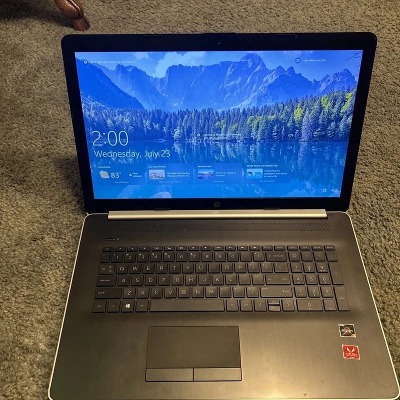 HP Laptop 17-ca0xxx, 16", AMD A9-9425 @3.10GHz, Radeon R5, (4GB RAM, 1TB HDD) WINDOWS 10