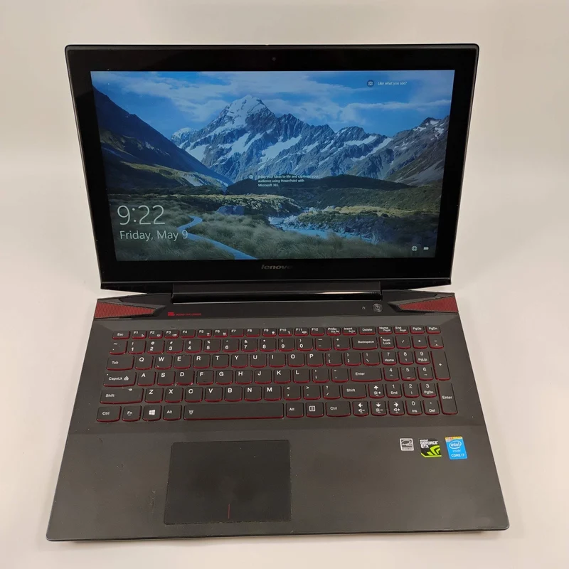 LENOVO Y50-70 15.6" Touchscreen Gaming Laptop, Intel Core i7-4720HQ @ 2.60GHz (12GB RAM, 1TB HDD) NVIDIA GEFORCE GTX 860M 4GB Windows 10, Backlit Keyboard