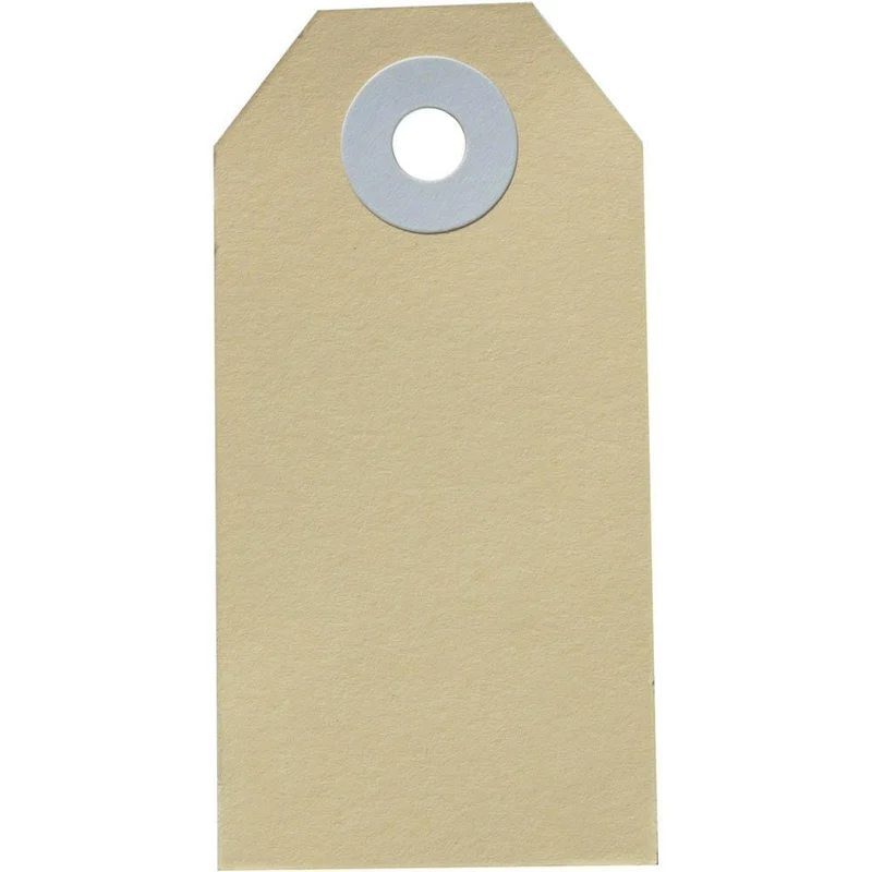 Avery 11100 Shipping Tag Size 1 70x35mm Buff Box 100