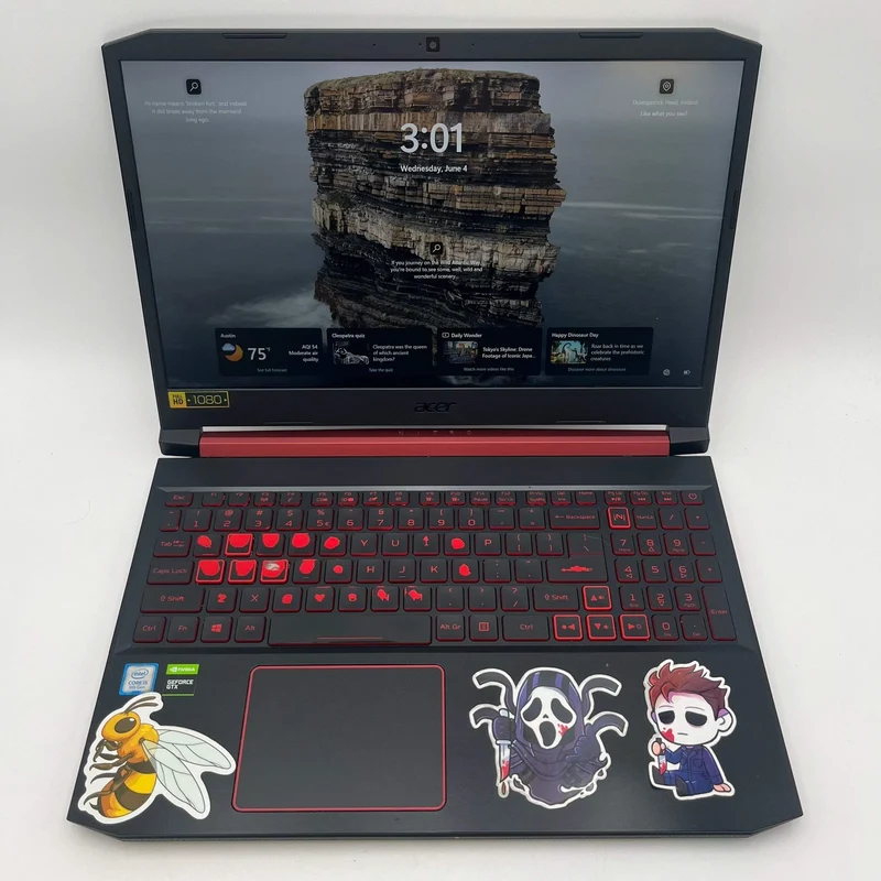 ACER NITRO 5 (AN515-54) 15.6" INTEL CORE i5-9300H (16GB RAM, 256GB SSD) GAMING LAPTOP, NVIDIA GEFORCE GTX 1650 WINDOWS 10