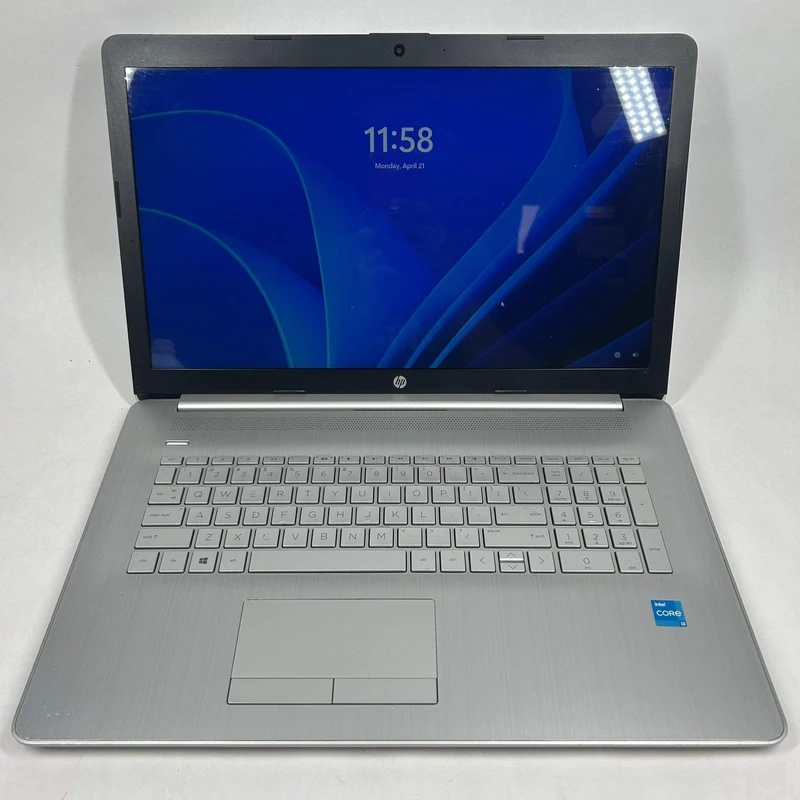 HP 17-BY4025NR, 17.3" TOUCHSCREEN INTEL CORE I3-1115G4 @ 3.0GHZ (16GB RAM, 512GB SSD) WINDOWS 11