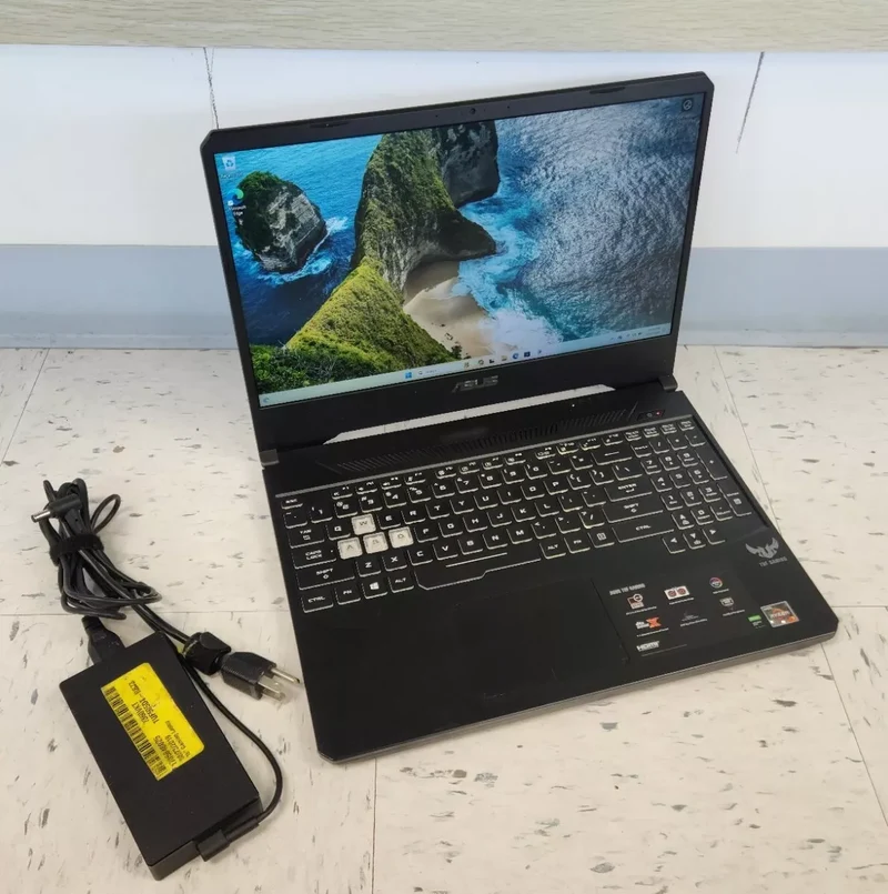 Asus TUF FX505D 15.6" Gaming Laptop AMD Ryzen 5 3550H @ 2.1GHz (16GB RAM, 256GB SSD + 500GB HDD) Windows 11, GeForce GTX 1650, RGB Backlit Keyboard