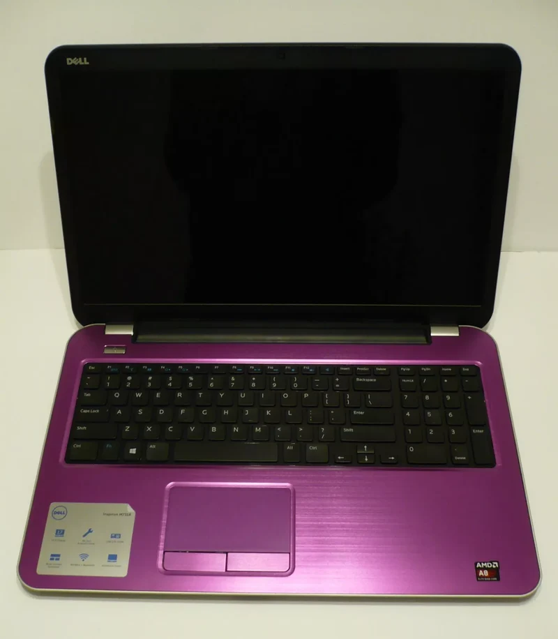 Purple Dell m731r, 17R-5735 17.3" Laptop A8-5545M @ 1.7GHz (8GB RAM, 1TB HDD) Windows 10, CD/DVD, Webcam