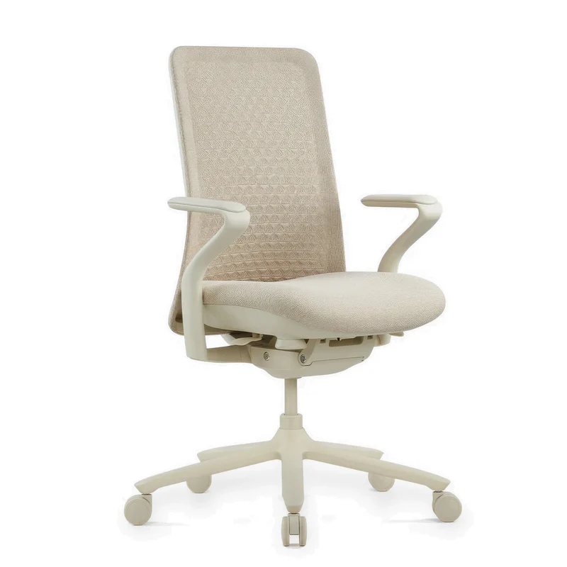 Desky Pro Ergonomic Mesh Chair No Headrest Pink