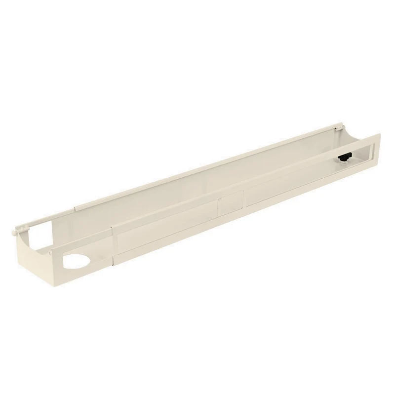 Quad Frame Channel + Mounting Bracket - Wheat / 0 Plugs