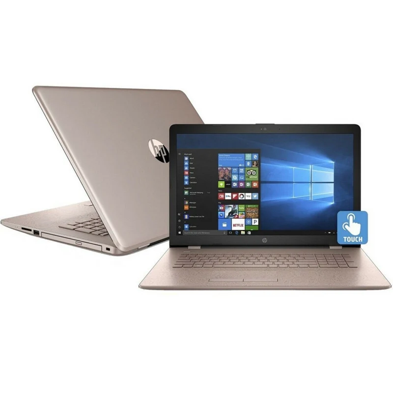 RARE PINK HP 17-BS027CY, 17" TOUCHSCREEN, INTEL CORE I5-7200U (16GB RAM, 256GB SSD) WINDOWS 10 BACKLIT KEYBOARD