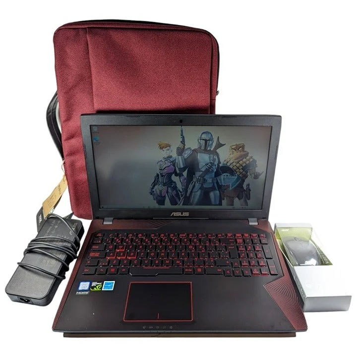 ASUS ROG STRIX GL553VD Gaming Laptop 15.6" Core i5-7300HQ (12GB Ram, 256GB SSD + 1 TB HDD) NVIDIA GTX 1050 - Windows 10, Backlit Keyboard