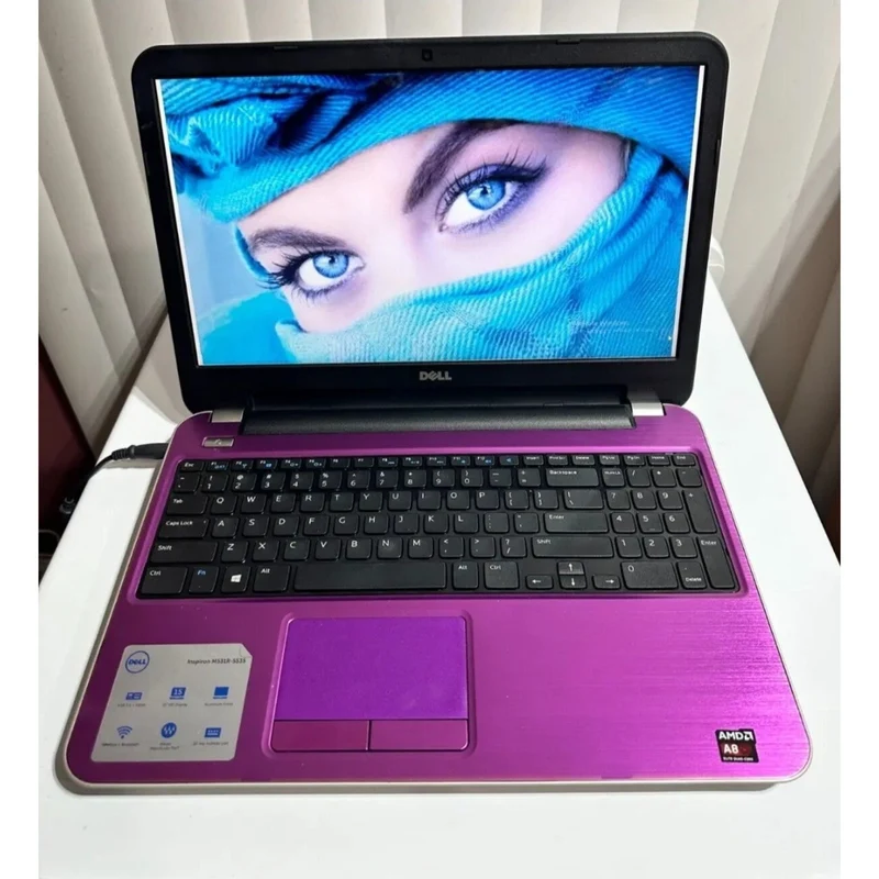 PURPLE Dell Inspiron 15R 5535, AMD A8, 15.6" (8GB RAM, 1TB HDD) Laptop Windows 10 CD/ DVD