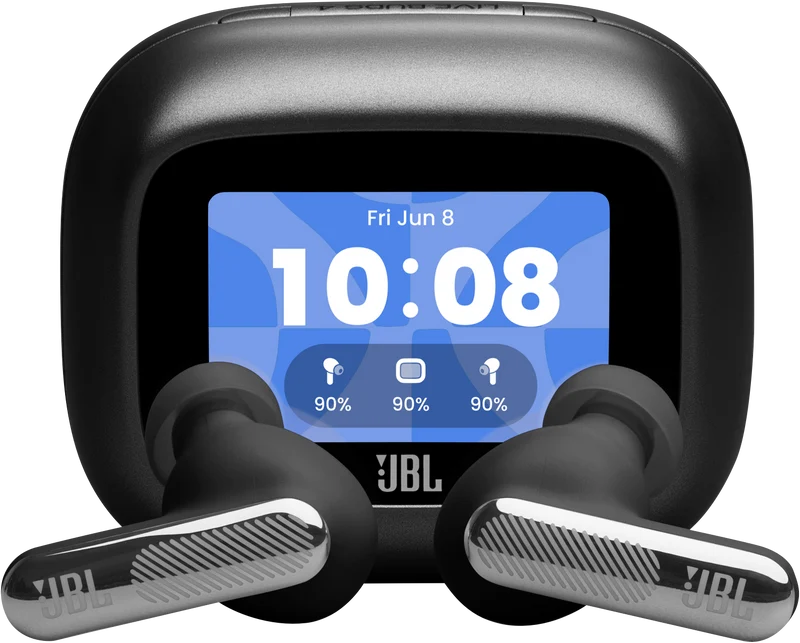JBL Live Beam 4 Noise Cancelling Earbuds - Black