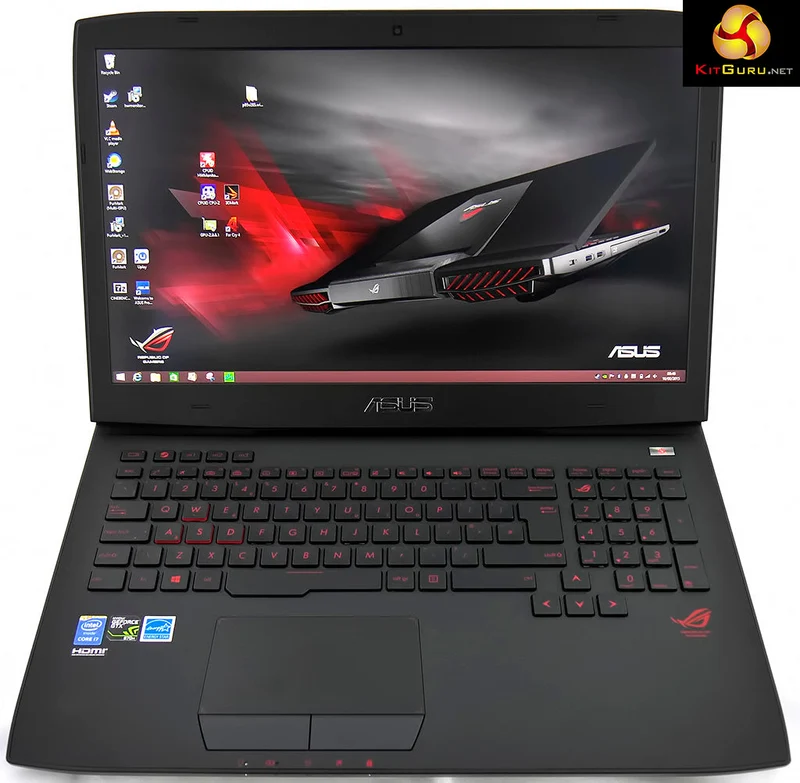 Asus ROG G751J Gaming Laptop, 17.3" Intel i7-4720HQ @ 2.60 GHz (16GB RAM, 1TB HDD) GTX 970M Windows 10 Gaming PC