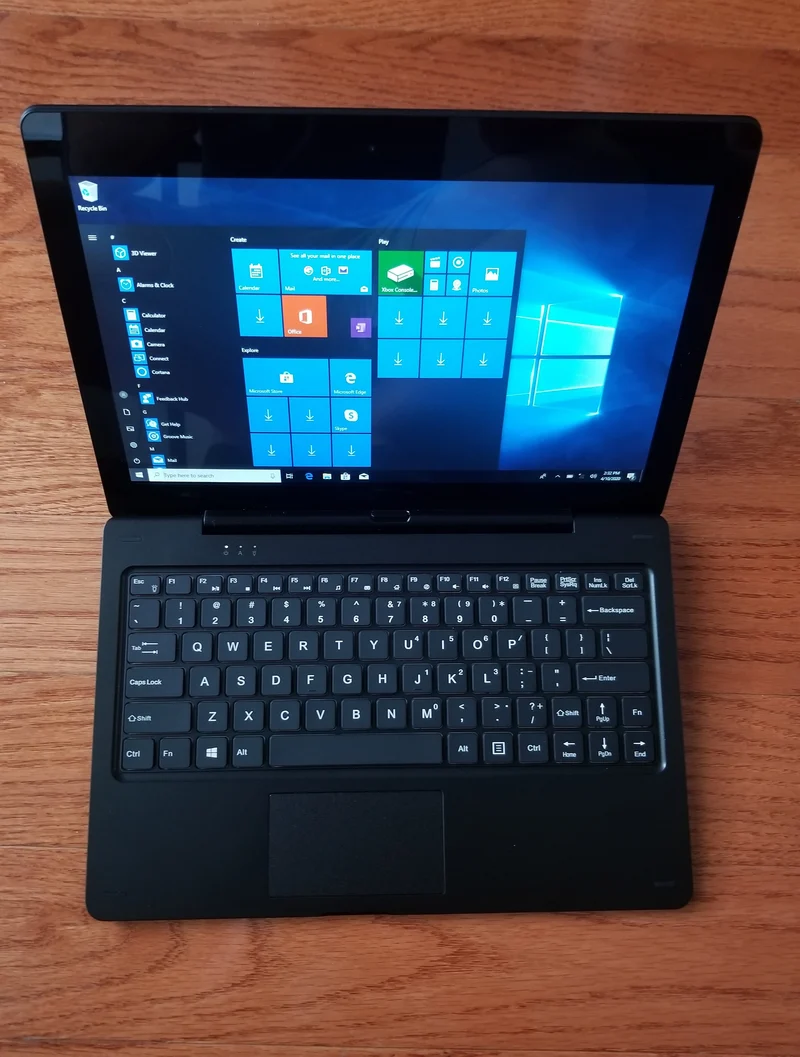 Ematic EWT131BL, 2-IN-1 11.6" HD Touchscreen Laptop, Intel Atom x5-Z8300 @ 1.44GHz (2GB RAM 64GB eMMC) Windows 10