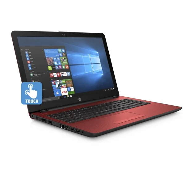 HP 15-bs144wm 15.6″ HD Touchscreen Laptop (4GB RAM, 500GB HDD) CD DVD Windows 10, Red