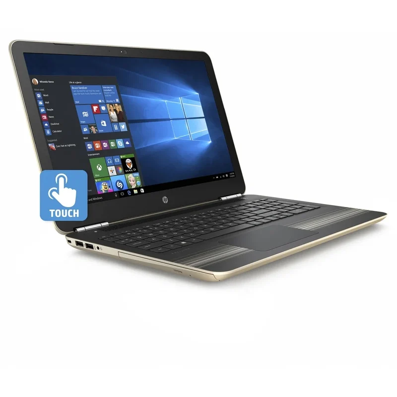 HP Pavilion 15-aw007cy Notebook - AMD A9-9410 APU / 2.90GHz, 6GB DDR4, 1TB HDD, 15.6" Touch, 1366 x 768, WiFi, Bluetooth, Webcam