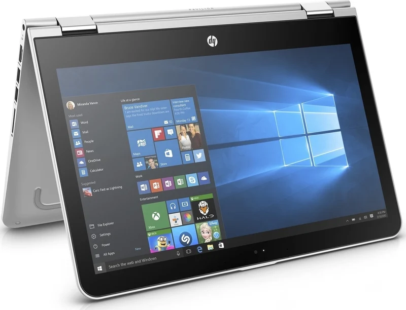 HP Pavilion x360 14m-ba013dx, Intel core i3-7100U @ 2.40GHZ, 14" Convertible 2-in-1 Touchscreen Laptop (8GB RAM 500GB HDD) Windows 10