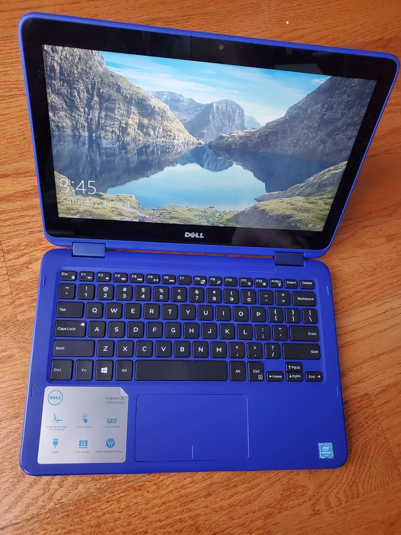 Dell Inspiron P25T 11-inch, 2-in-1 Touchscreen (4GB RAM, 500GB HDD) Windows 10 Laptop