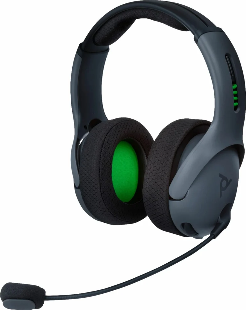PDP Gaming LVL50 Wireless Stereo Gaming Headset for Xbox One w/ Microphone, Noise-cancelling (048-025-NA-BK) Black/Gray