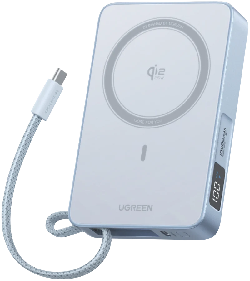 UGREEN Qi2.2 25W 10KmAh Magnetic Wireless Power Bank