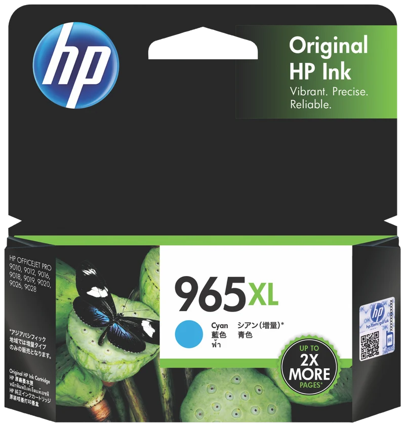 HP 965XL Cyan Original Ink Cartridge