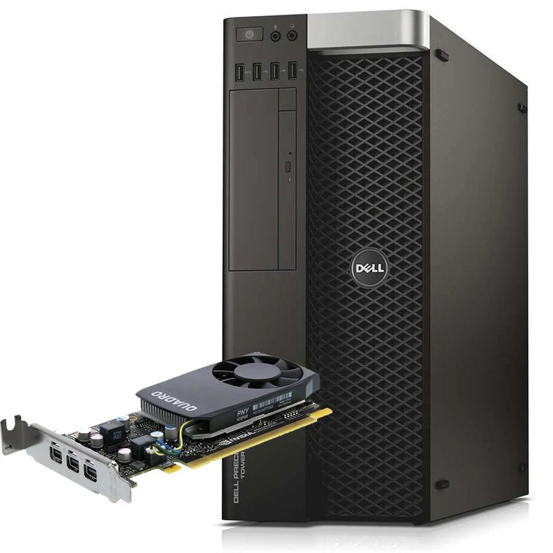 DELL Precision Tower 7810 Workstation | 2x Intel Core Xeon E5-2609 | 32Gb Ram | SSD 1Tb + 3Tb | Nvidia Quadro P400 | Windows 11 Pro