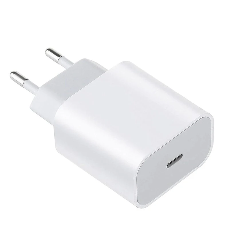 Alimentatore USB Type-C da 20W Perfetto per ricarica rapida Smartphone come Iphone 12 Pro/ Iphone 13 Pro Xiaomi mi 10/11
