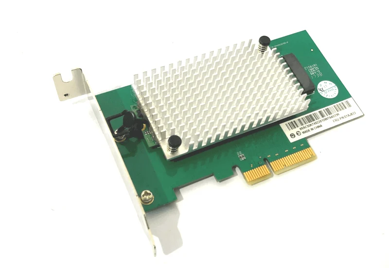 LENOVO PCIEx4 to M.2 SSD Riser Card with 512GB SSD Card Low Profile FRU 01AJ833 Adattatore PCI per disci m2 nvme
