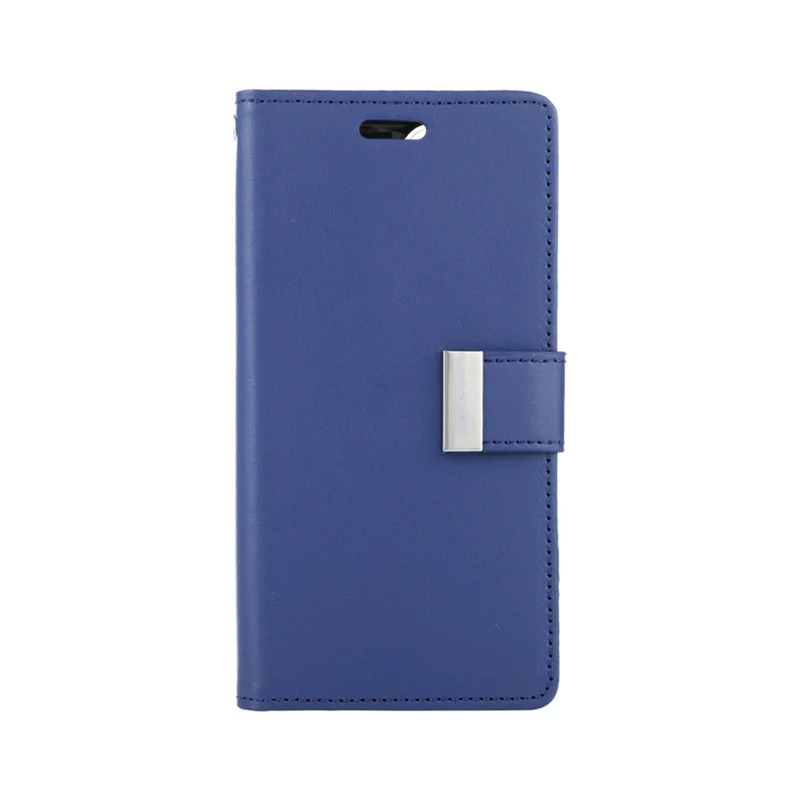 Goospery Rich Diary case for iPhone 14 - Navy