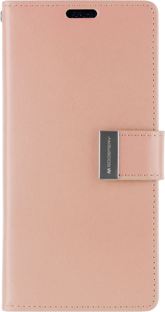 Goospery Rich Diary for iPhone 12 Mini - rose gold