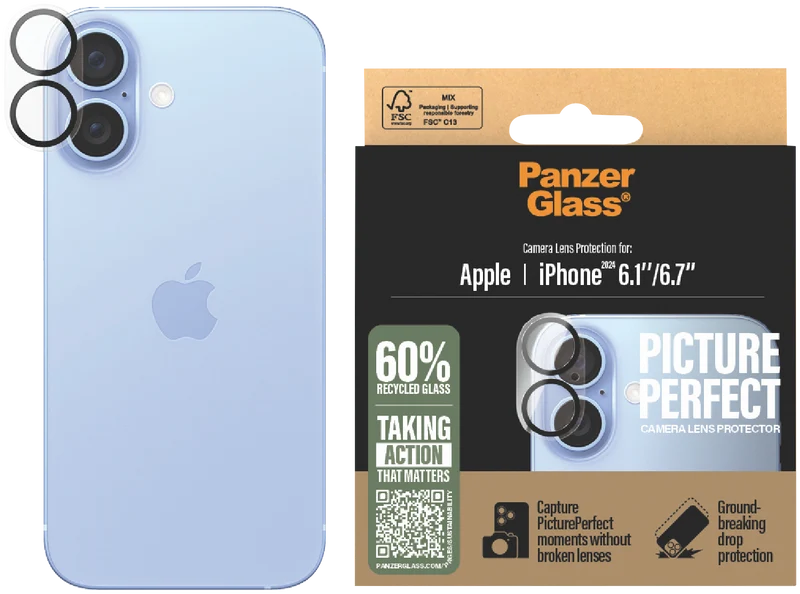 Panzer Glass Picture Perfect Lens Protector iPhone 16/Plus
