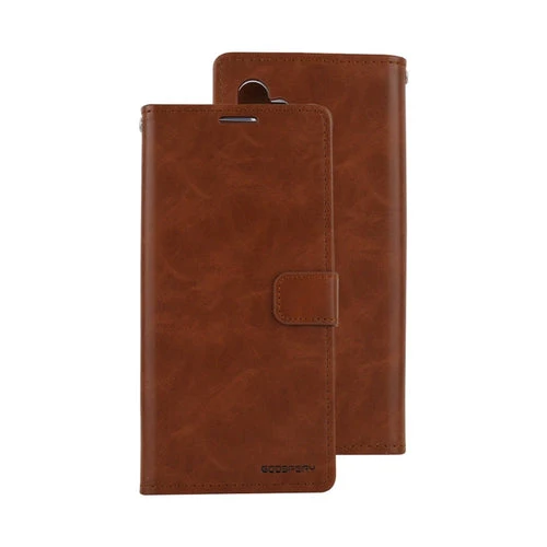 Goospery Bluemoon Diary for Galaxy S22 Plus - Brown
