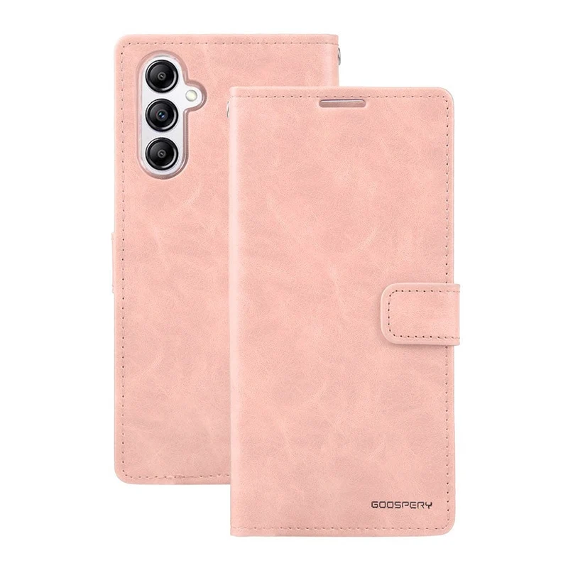 Goospery Bluemoon Diary for Samsung Galaxy A35 5G - Rose Gold