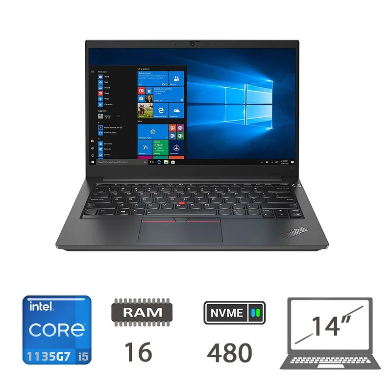Lenovo E14 Gen2 I5-1135G7/16/Nvme512/14/