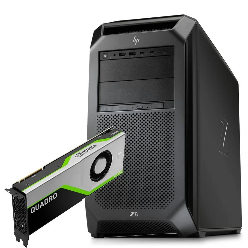 HP Z8 G4 Workstation Tower | 2x Intel Xeon Gold 6138 40Cores | Ram 128GB | SSD NVMe 2TB | Nvidia RTX 6000 24GB | FreeDOS