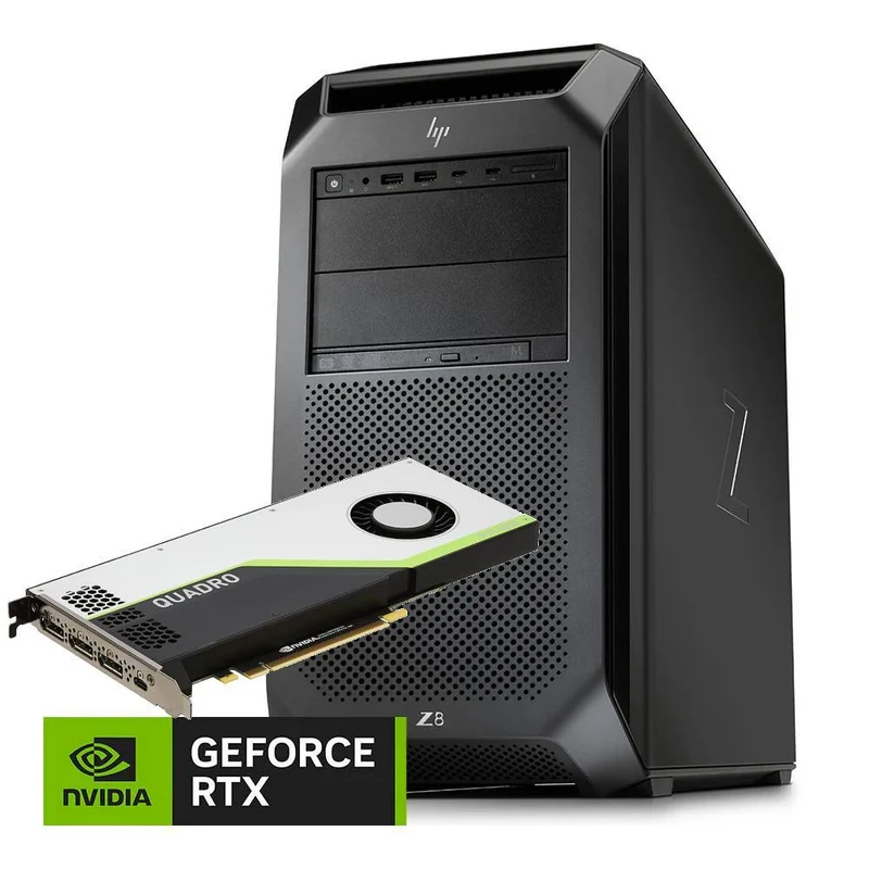 HP Z8 G4 Workstation Tower | 2x Intel Xeon Gold 5222 | Nvidia RTX 4000 8GB | FreeDOS