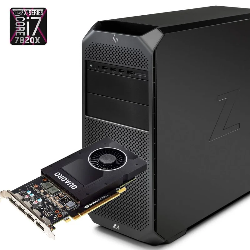 HP Z4 G4 Workstation Tower | Intel Core i7-7820X | Nvidia Quadro P2000 | FreeDOS Ideale per professionisti in ambito CAD