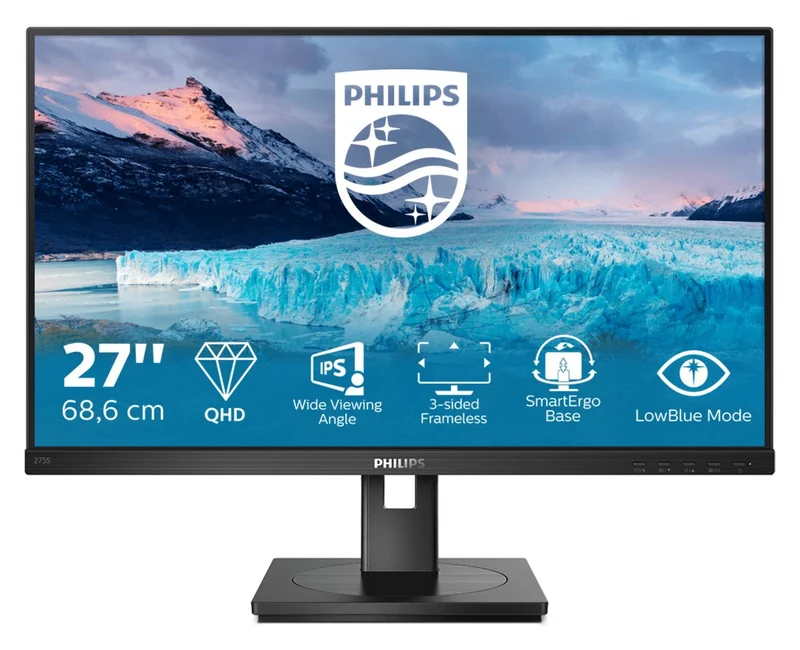 Philips 27 Ips 2560X1440 Ips Ergonomia Totale Hdmi