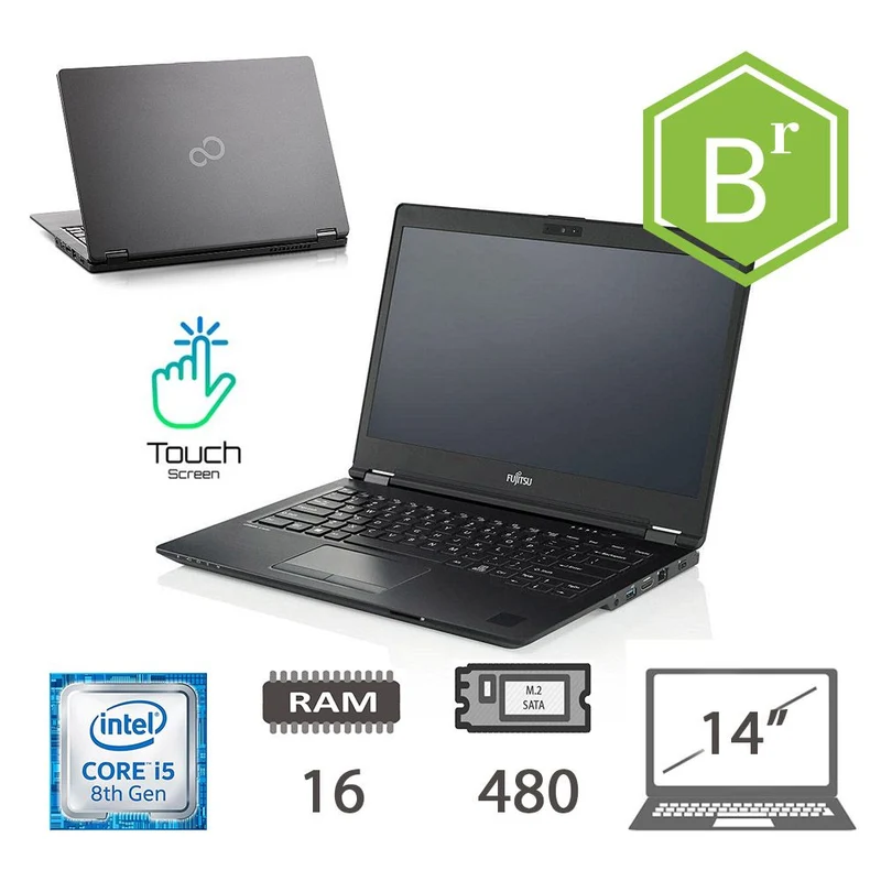 Fujitsu U748 Ts - I5-8350U/16/M2-Sata480/