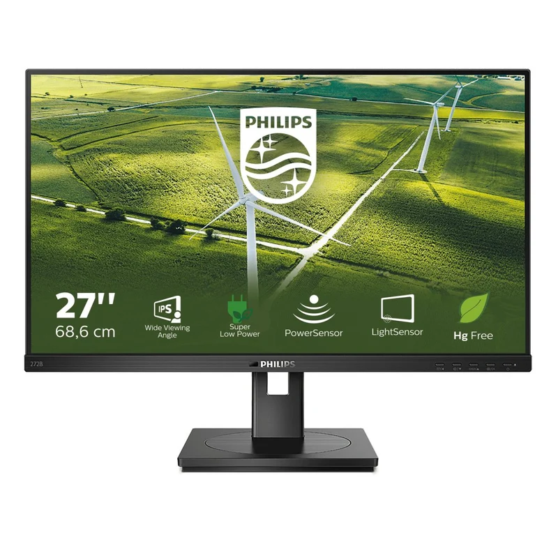 Philips 27 Super Low Power Green Monitor, Ips, Ergonomico