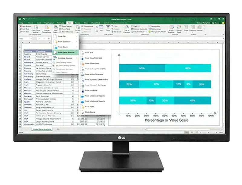 LG 23.8 Ips Borderless
