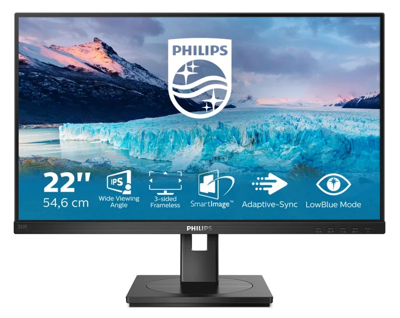 Philips 21,5 Ips Fhd Completamente Ergonomico 4Ms 250Cd/M2