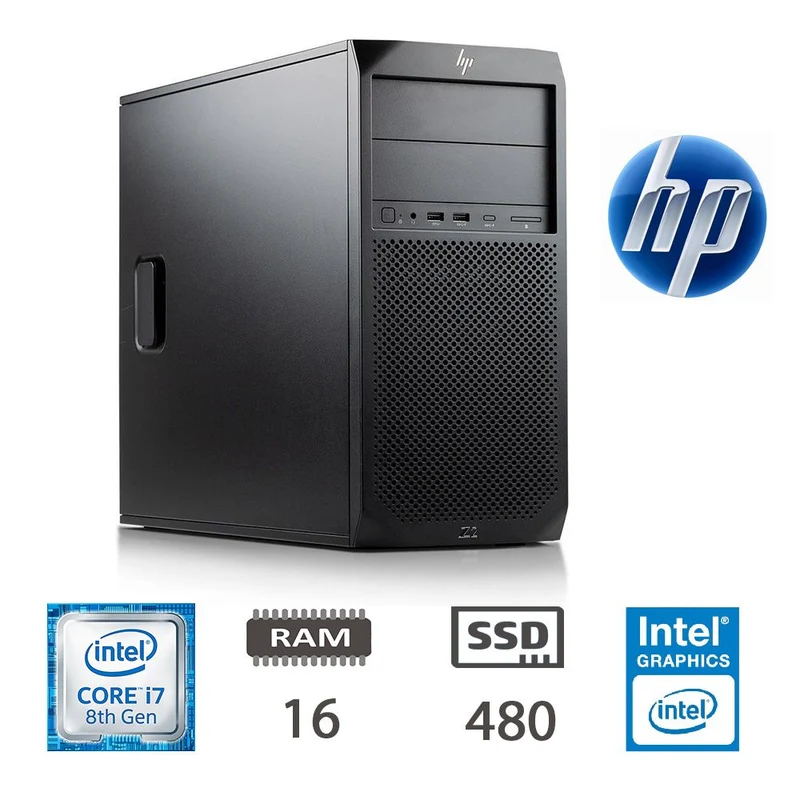 Hp Z2 G4 I7-8700/16/Ssd480/
